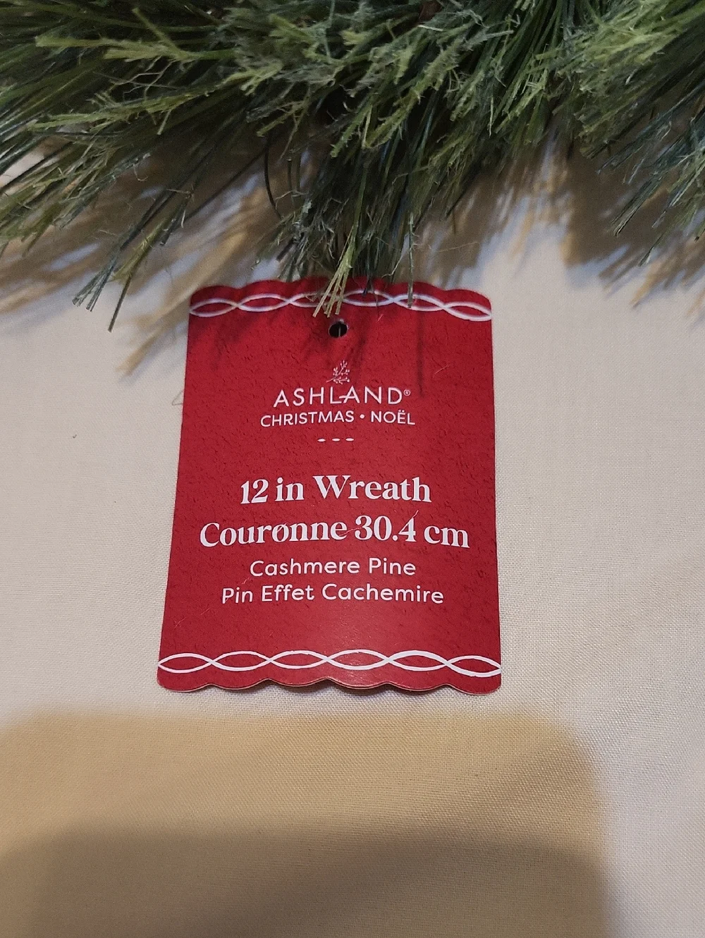 2 12 Inch Faux Pine Wreaths